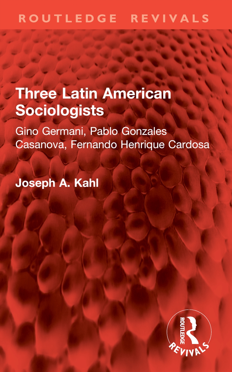 Three Latin American Sociologists/Product Detail/Society & Culture
