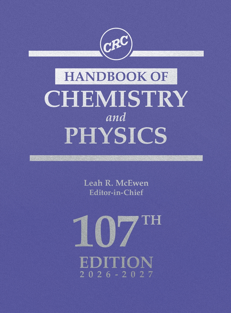 CRC Handbook of Chemistry and Physics/Product Detail/Science