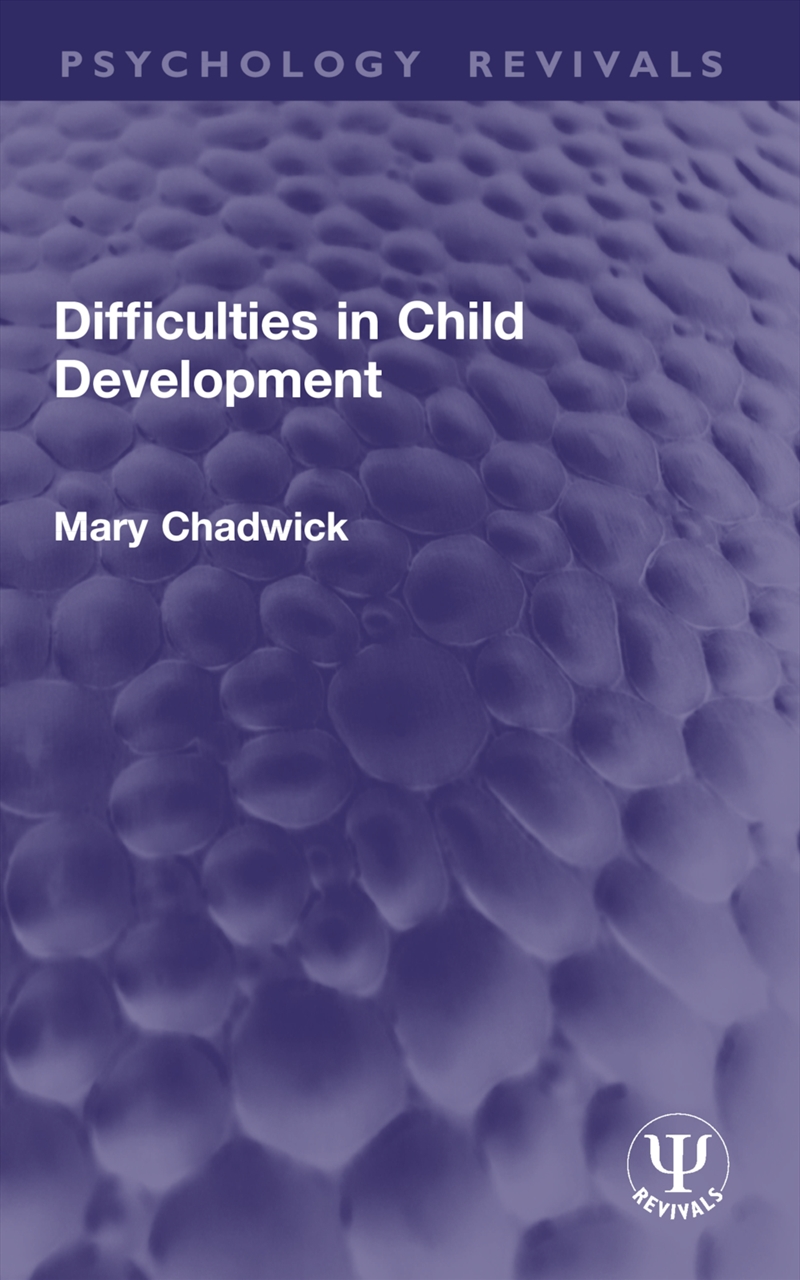 Difficulties in Child Development/Product Detail/Psychology