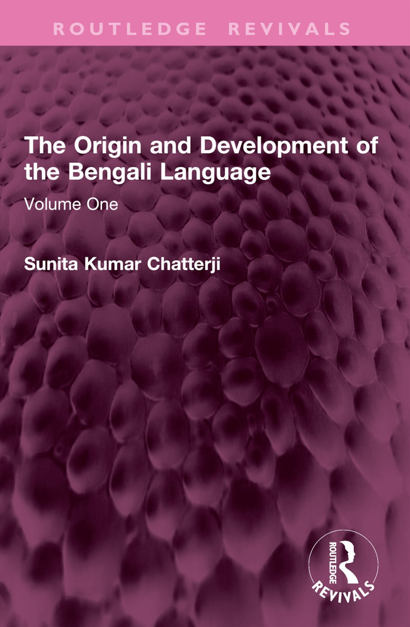 The Origin and Development of the Bengali Language/Product Detail/Language & Linguistics