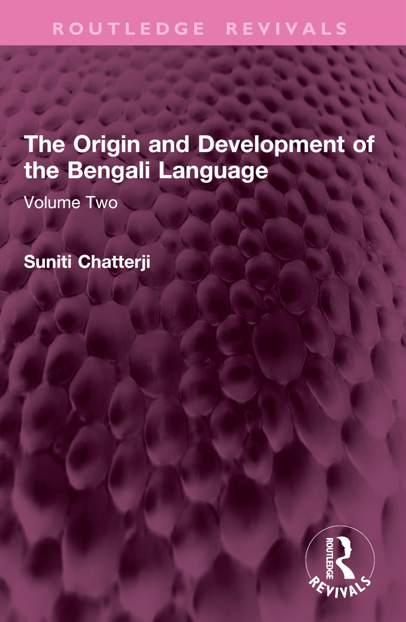 The Origin and Development of the Bengali Language/Product Detail/Language & Linguistics