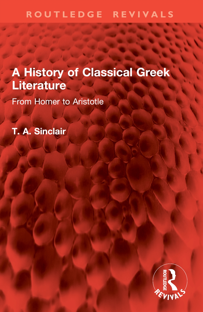 A History of Classical Greek Literature/Product Detail/Literature & Poetry