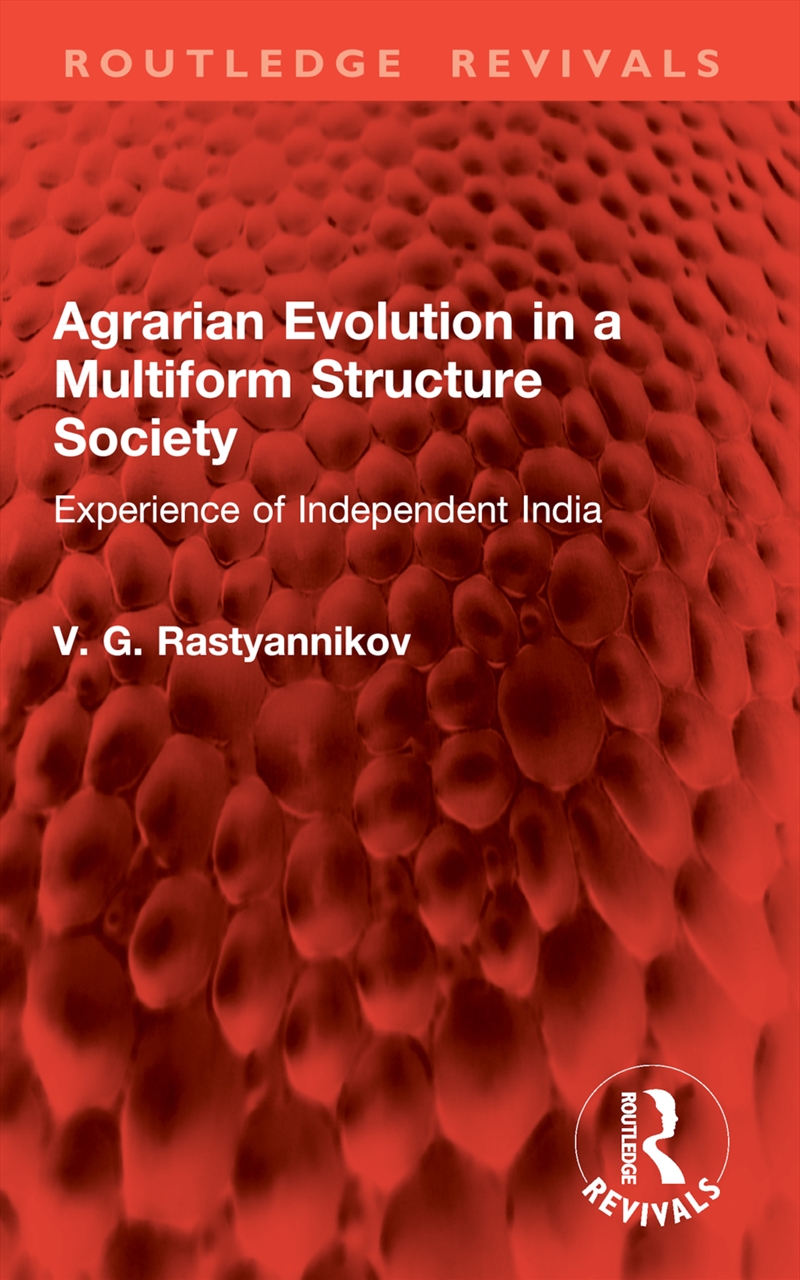 Agrarian Evolution in a Multiform Structure Society/Product Detail/Reading