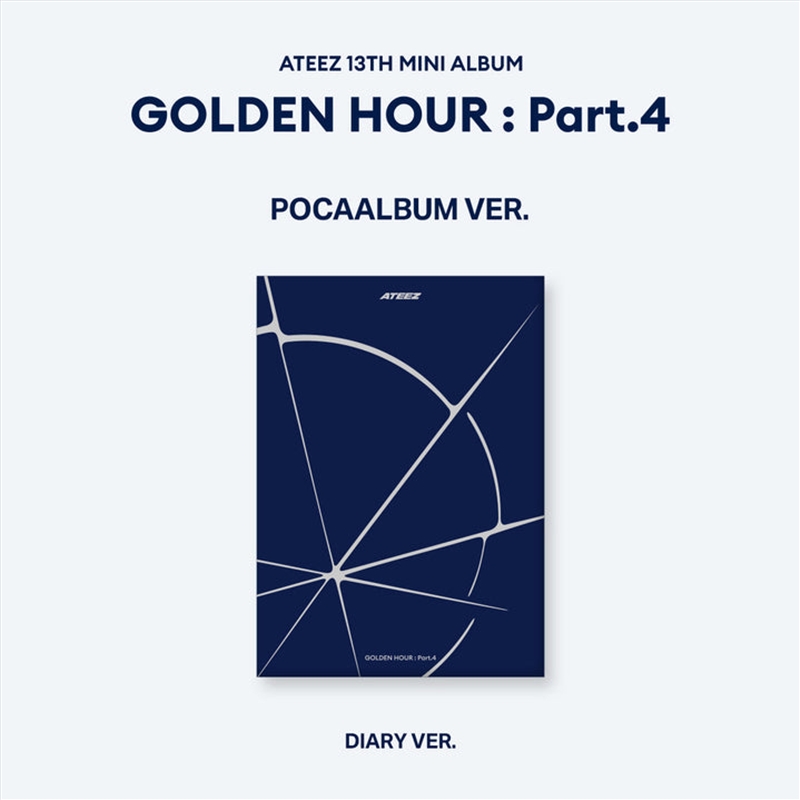 Ateez - Golden Hour : Part.4 Mini 13th  Album Poca Album Diary Ver/Product Detail/World