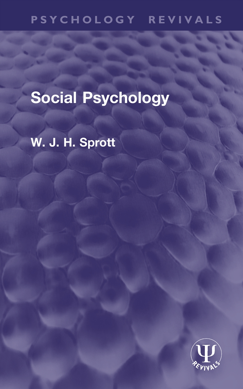 Social Psychology/Product Detail/Psychology