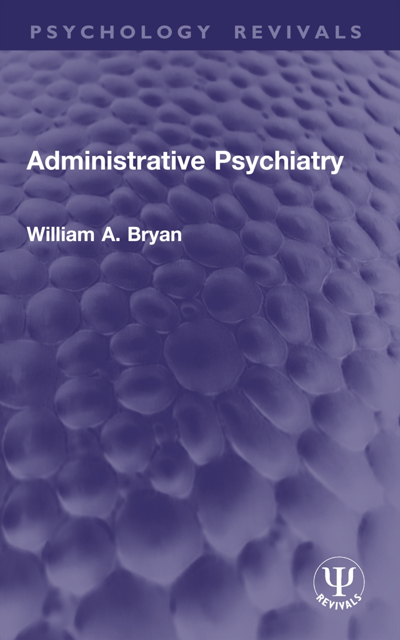 Administrative Psychiatry/Product Detail/Healthcare