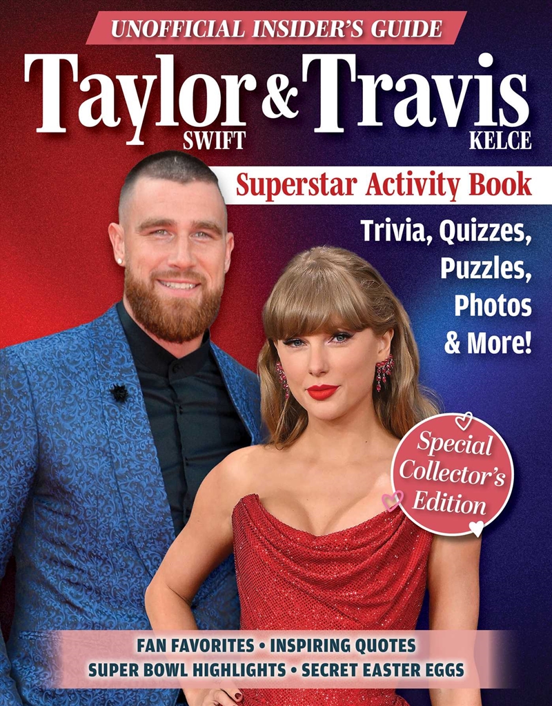 Unofficial Insider's Guide Taylor Swift & Travis Kelce Superstar Activity Book/Product Detail/Adults Activity Books