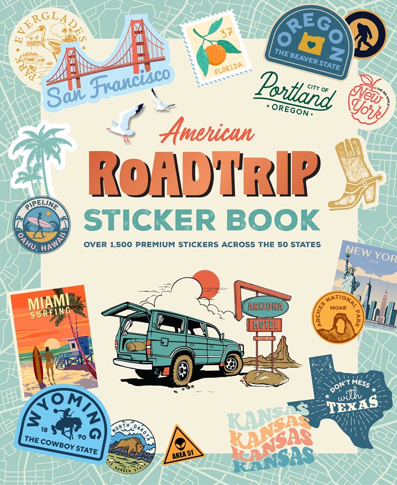 American Road Trip Sticker Book/Product Detail/Adults Activity Books
