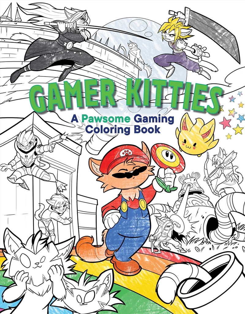 Gamer Kitties/Product Detail/Adults Colouring
