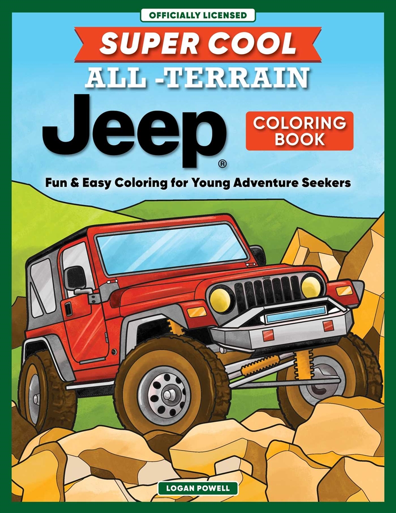 Super Cool All-Terrain Jeep Coloring Book/Product Detail/Kids Colouring