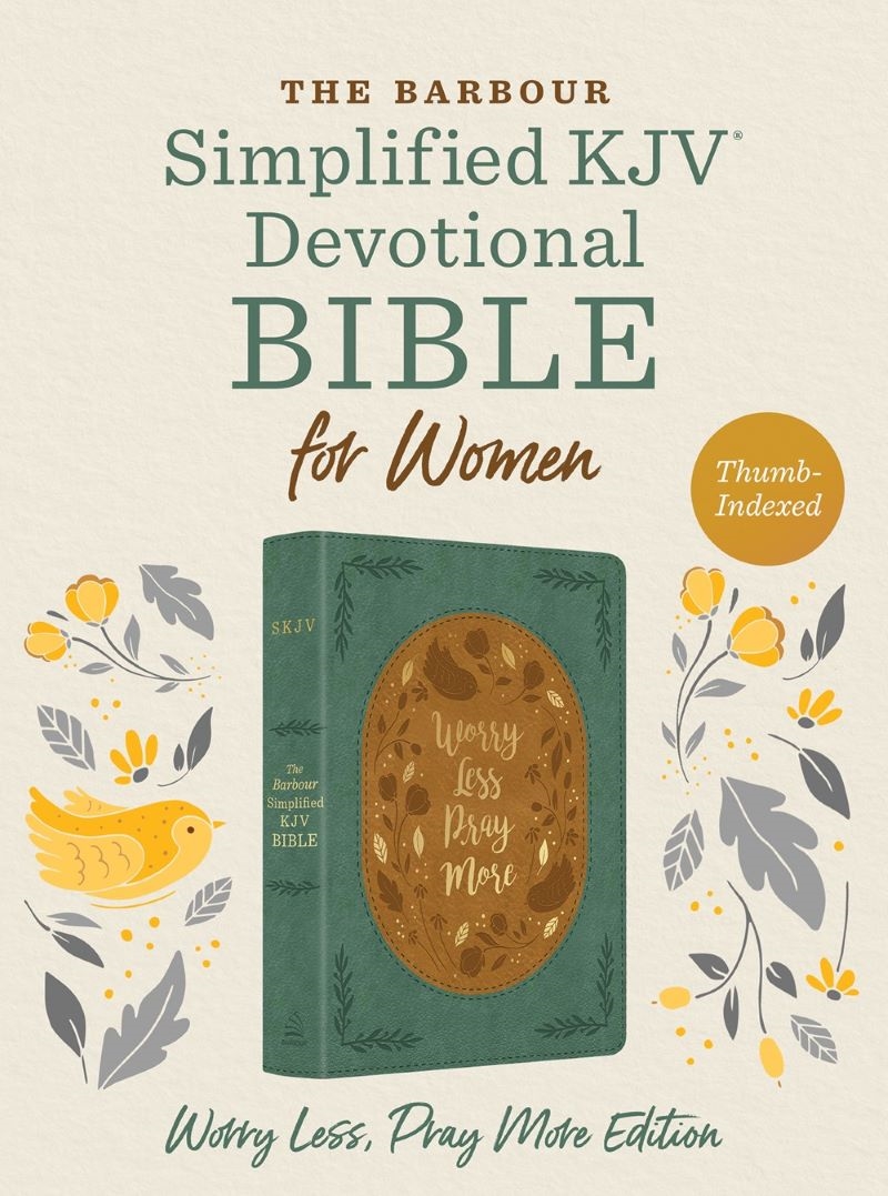 Barbour SKJV Devotional Bible for Women: Worry Less, Pray More/Product Detail/Religion & Beliefs