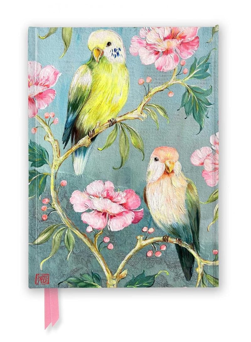 Foiled Journal: Sophie Adde, Two Parakeets/Product Detail/Notebooks & Journals