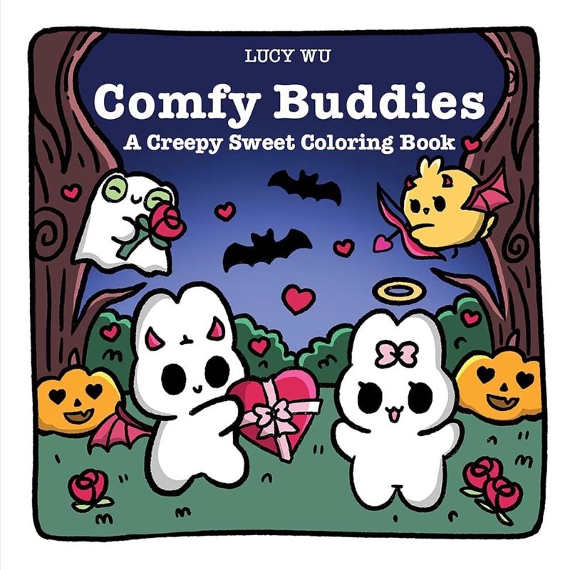 Comfy Buddies: A Creepy Sweet Coloring Book/Product Detail/Adults Colouring