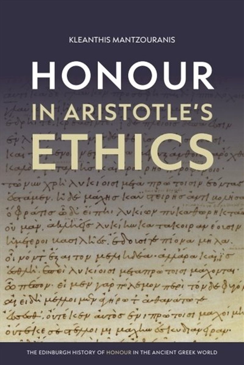 Honour in Aristotle's Ethics/Product Detail/Reading