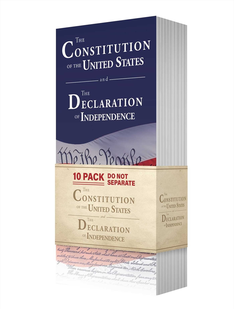 Constitution of the United States and The Declaration of the Independence (10 Pack) (Shrinkwrapped)/Product Detail/History