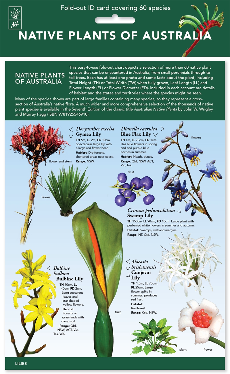 Native Plants of Australia-ID Chart/Product Detail/Animals & Nature