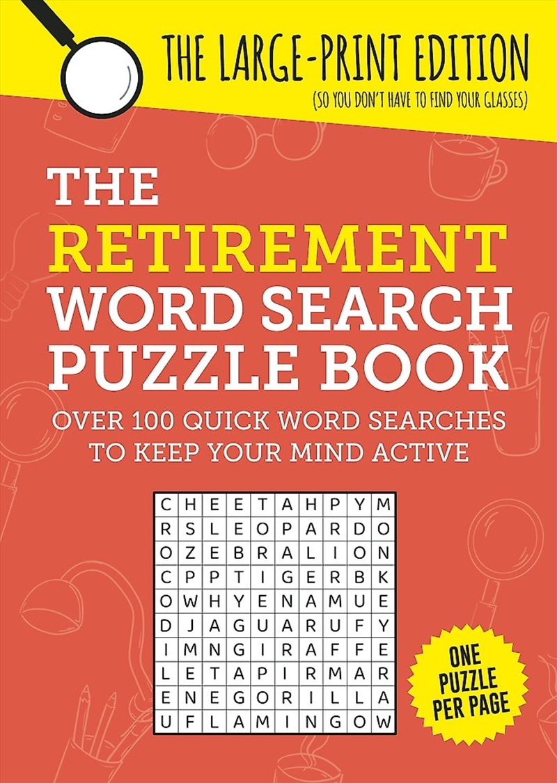 The Retirement Word Search Puzzle Book/Product Detail/Adults Activity Books