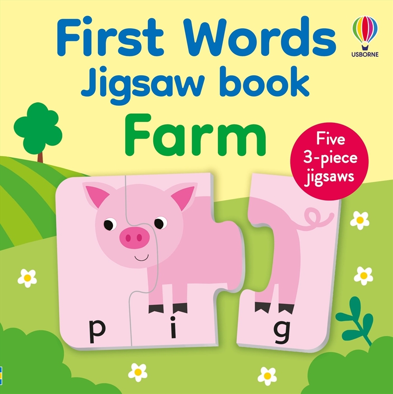 First Words Jigsaw Book: Farm/Product Detail/Early Childhood Fiction Books