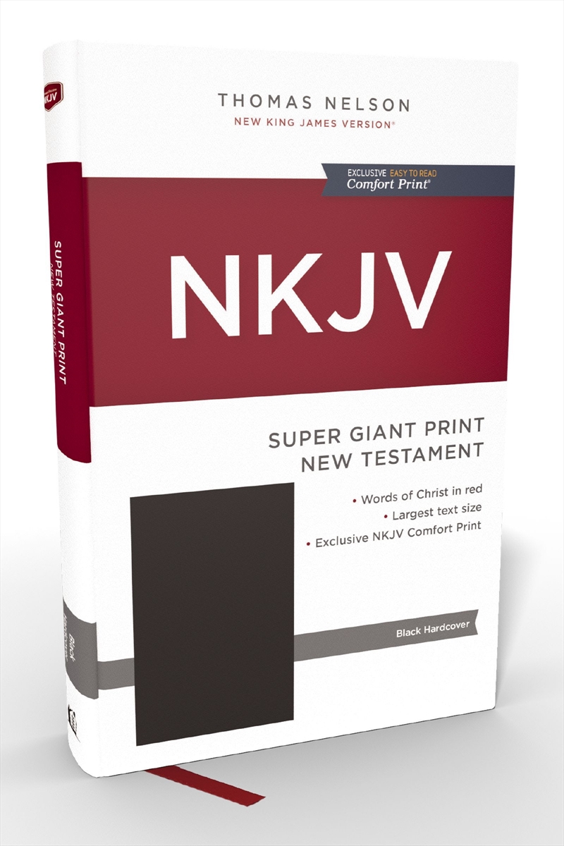 Nkjv Super Giant Print New Testament, Red Letter, Comfort Print/Product Detail/Religion & Beliefs