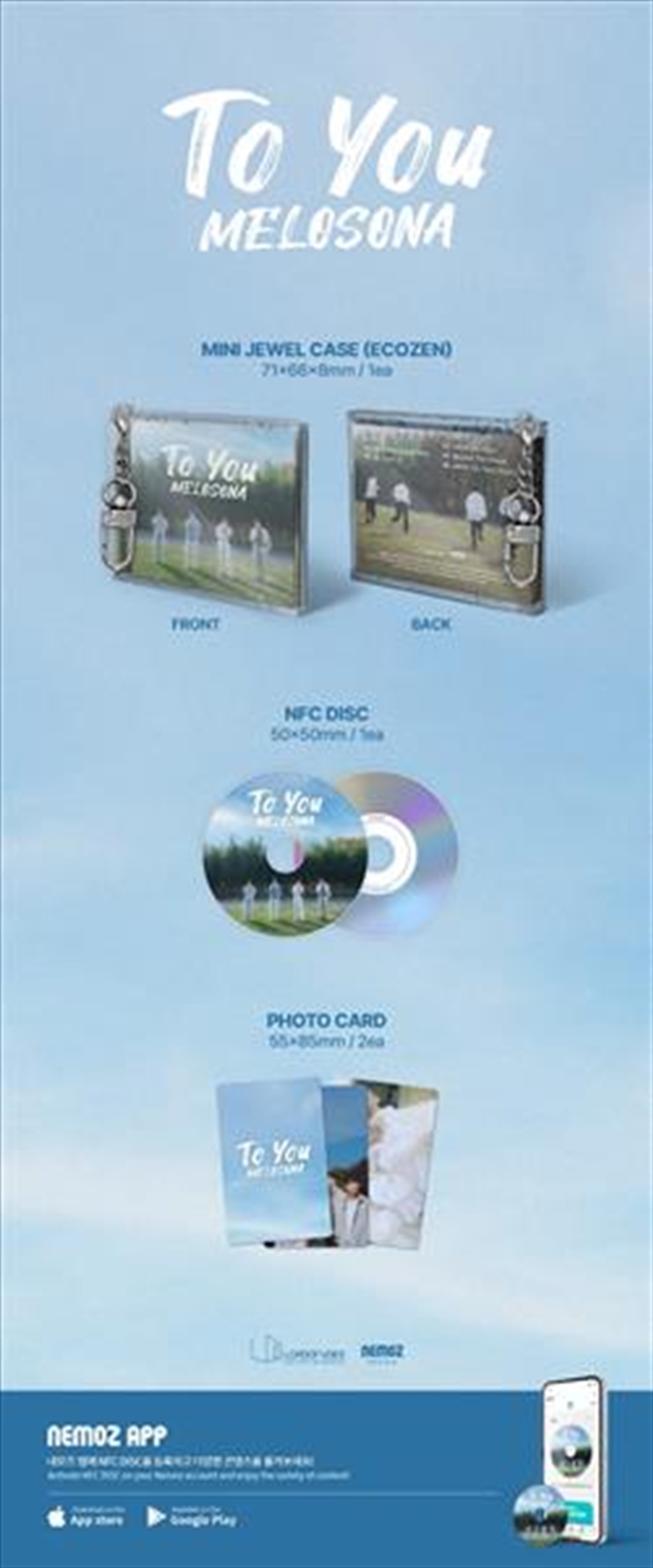 Melosona2nd Mini Album [To You]/Product Detail/World