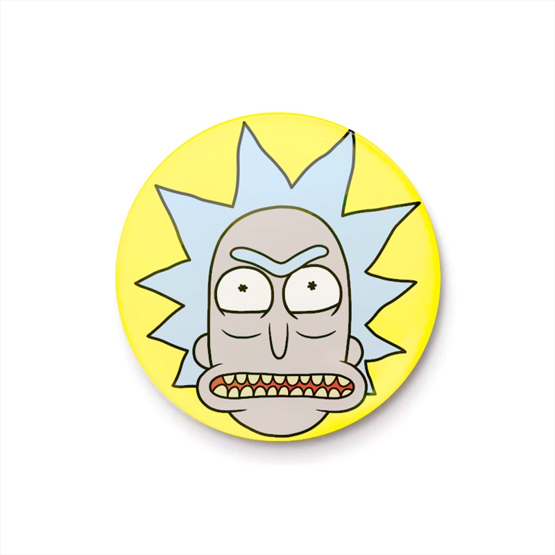 Rick and Morty - Rick Face - 25mm Pin Badge/Product Detail/Buttons & Pins