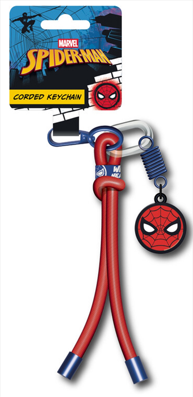 Spider-man - Webhead - Corded Keychain/Product Detail/Keyrings