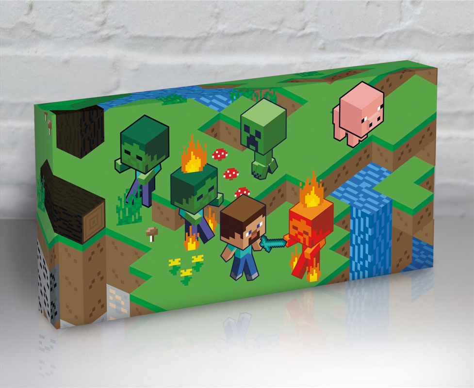 Minecraft - Blocks - Light Up Canvas/Product Detail/Posters & Prints