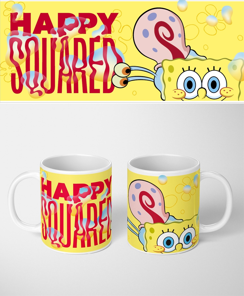 SpongeBob - Happy Squared - White Mug/Product Detail/Mugs