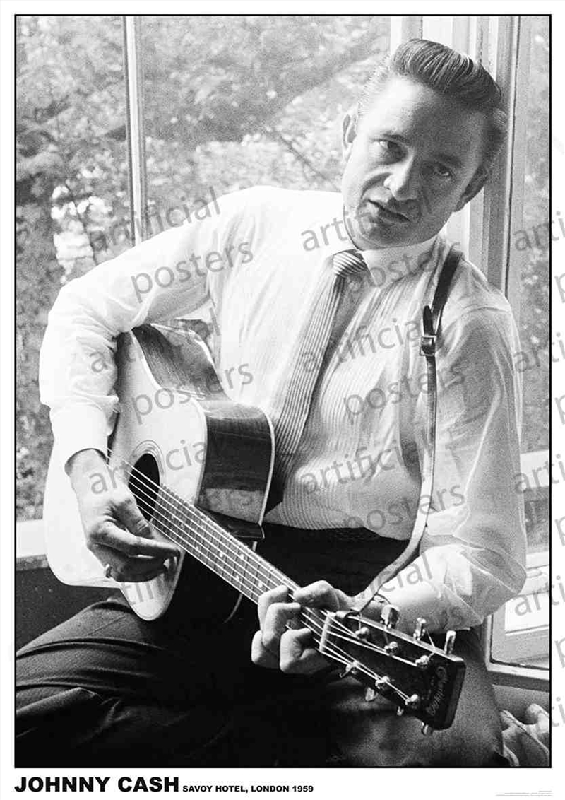 Johnny Cash - Savoy Hotel London - Euro Poster/Product Detail/Posters & Prints
