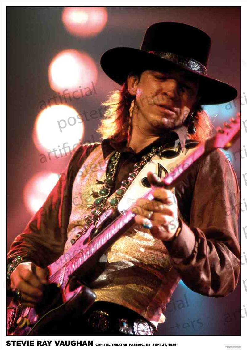Stevie Ray Vaughn -1985 - Euro Poster/Product Detail/Posters & Prints