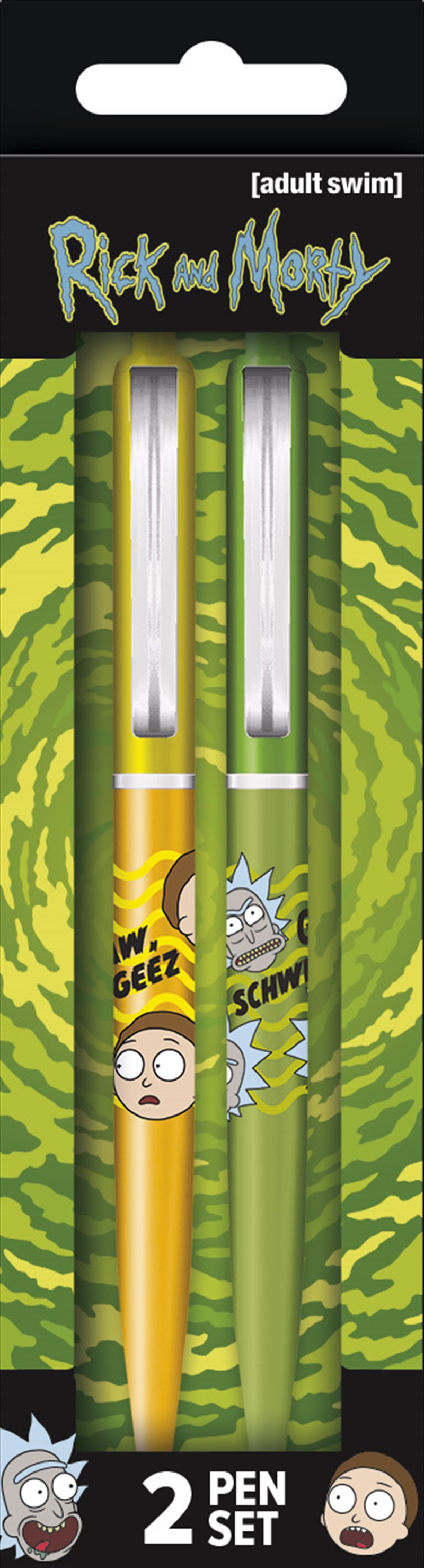 Rick and Morty - Get Schwifty - 2 Pen Set/Product Detail/Stationery