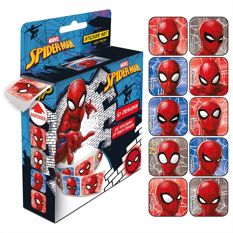 Spider-man - Expressions - 200 Sticker Box/Product Detail/Stationery