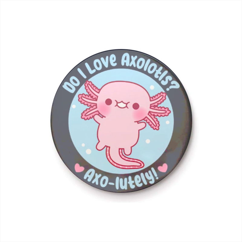Rusty Doodle - Axolotl - 25mm Pin Badge/Product Detail/Buttons & Pins