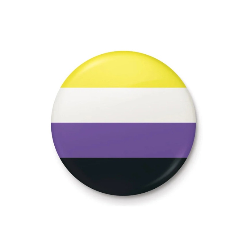 Pride - Non Binary Flag - 25mm Pin Badge/Product Detail/Buttons & Pins