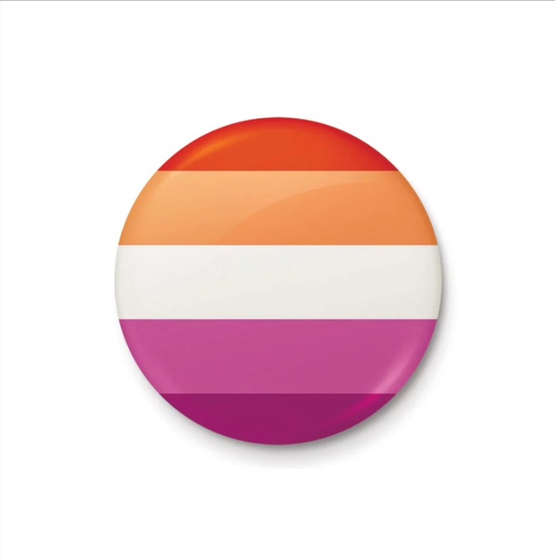 Pride - Lesbian Flag - 25mm Pin Badge/Product Detail/Buttons & Pins