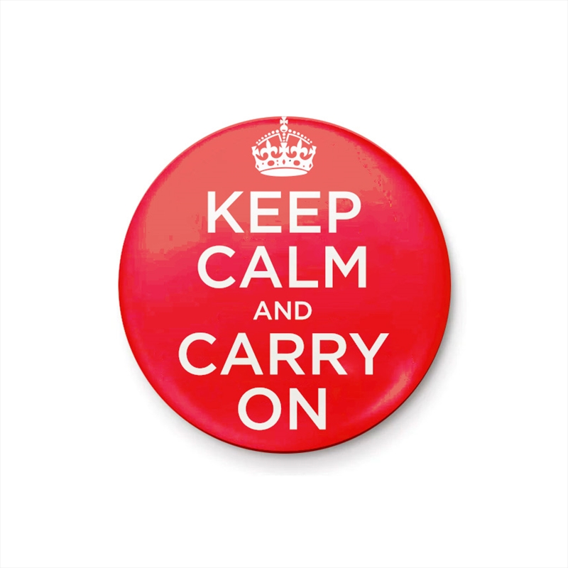 Keep Calm - And Carry On - 25mm Pin Badge/Product Detail/Buttons & Pins