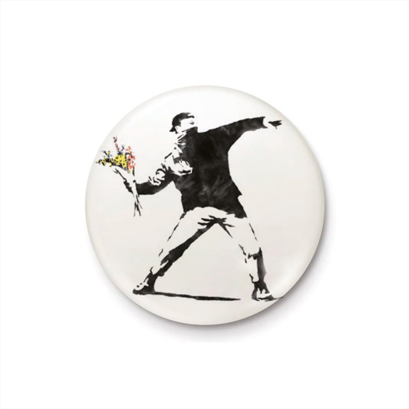 Banksy - Flower Bomb - 25mm Pin Badge/Product Detail/Buttons & Pins