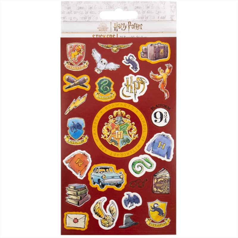 Harry Potter - Hogwarts - Reusable Paper Stickers/Product Detail/Stationery