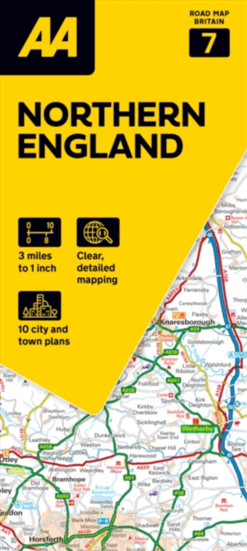 AA Road Map Northern England/Product Detail/Geography