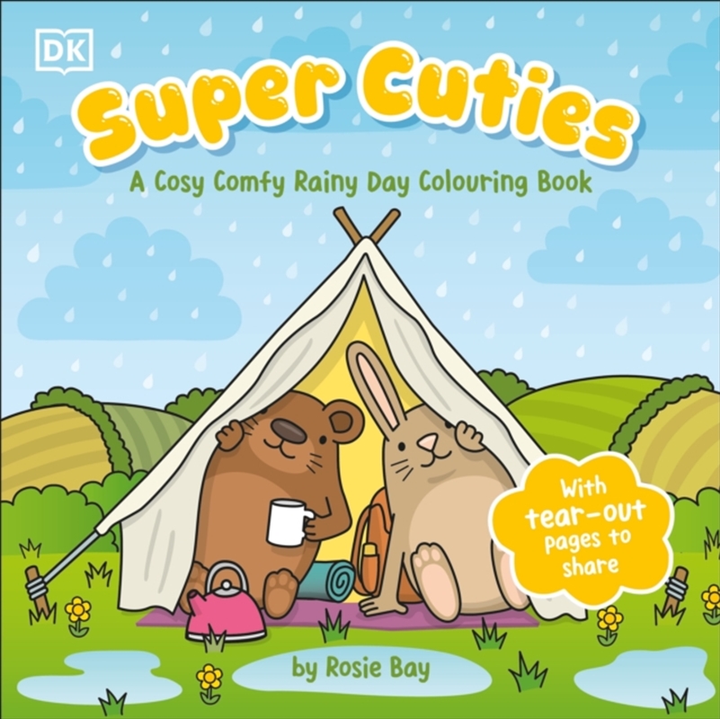 Super Cuties A Cosy Comfy Rainy Day Colouring Book : With Tear-Out Pages to Share/Product Detail/Kids Colouring