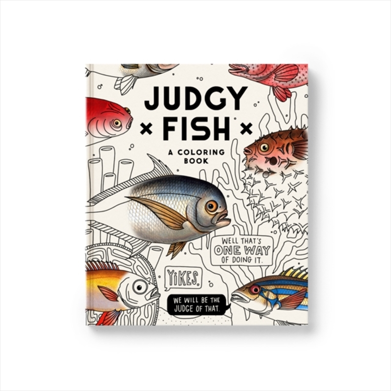 Judgy Fish Coloring Book/Product Detail/Adults Colouring