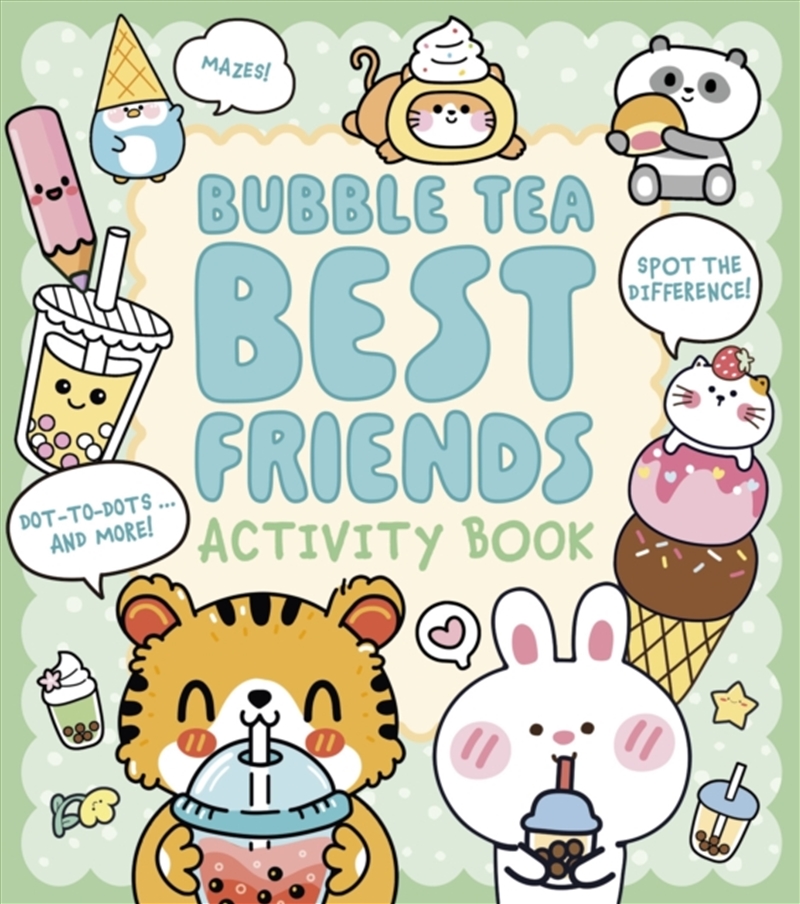 Bubble Tea Best Friends Activity Book : Mazes, Spot the Difference, Dot-to-Dot, and More!/Product Detail/Kids Activity Books