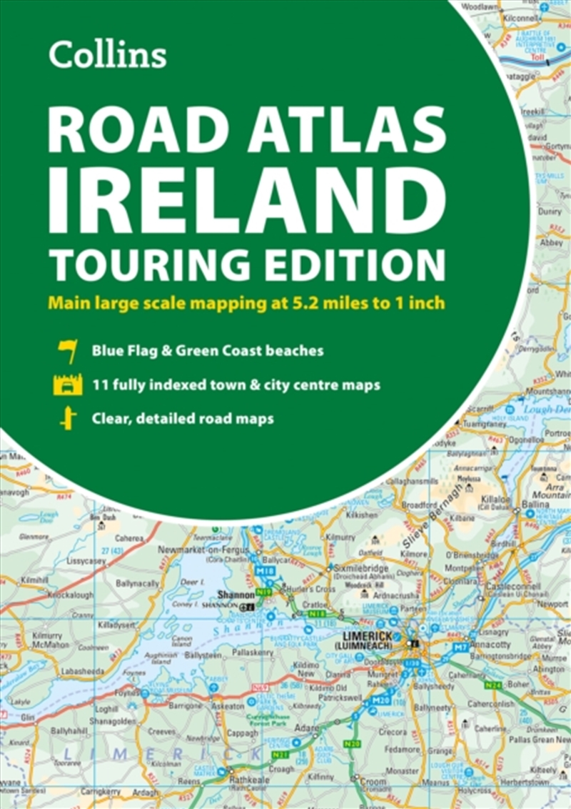 Road Atlas Ireland : Touring Edition A4 Paperback/Product Detail/Geography