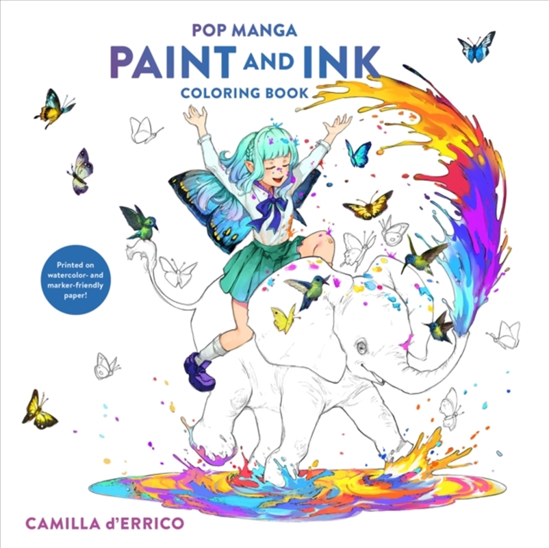 Pop Manga Paint and Ink Coloring Book/Product Detail/Adults Colouring
