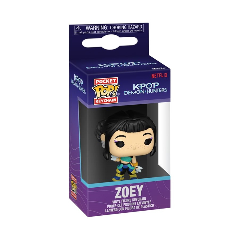 KPop Demon Hunters - Zoey Pop! Keychain/Product Detail/Pop Vinyl Keychains