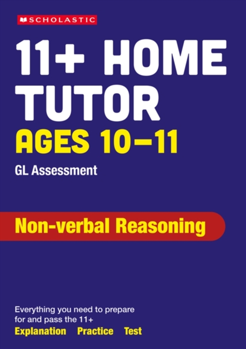 11+ GL Assessment Non-verbal Reasoning Home Tutor Ages 10-11/Product Detail/Children