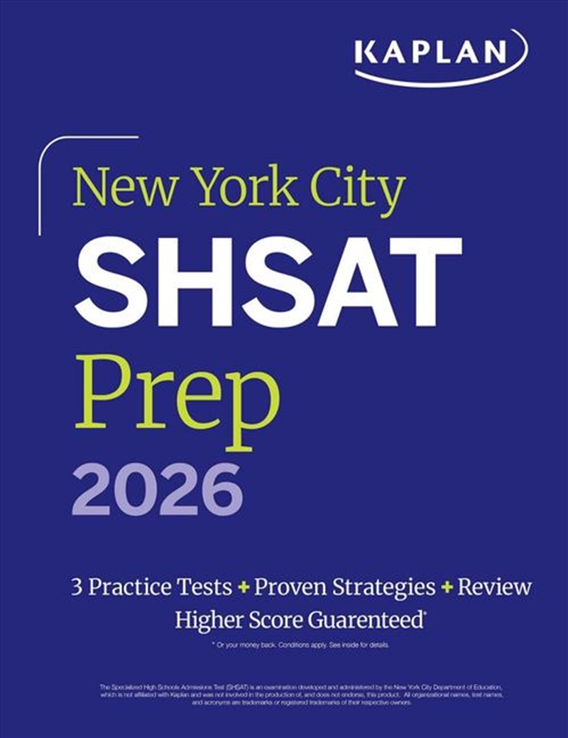 New York City SHSAT Prep 2026/Product Detail/Education & Textbooks