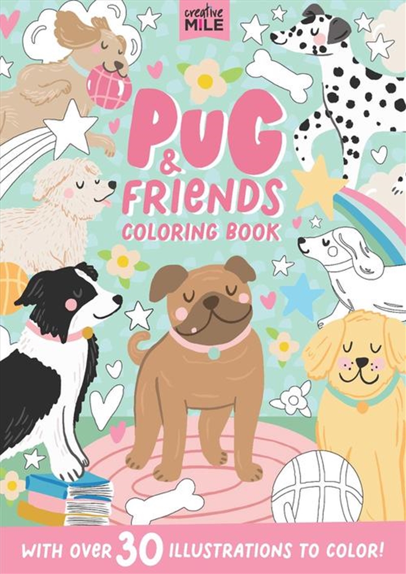 Pug & Friends Colouring Book/Product Detail/Kids Colouring