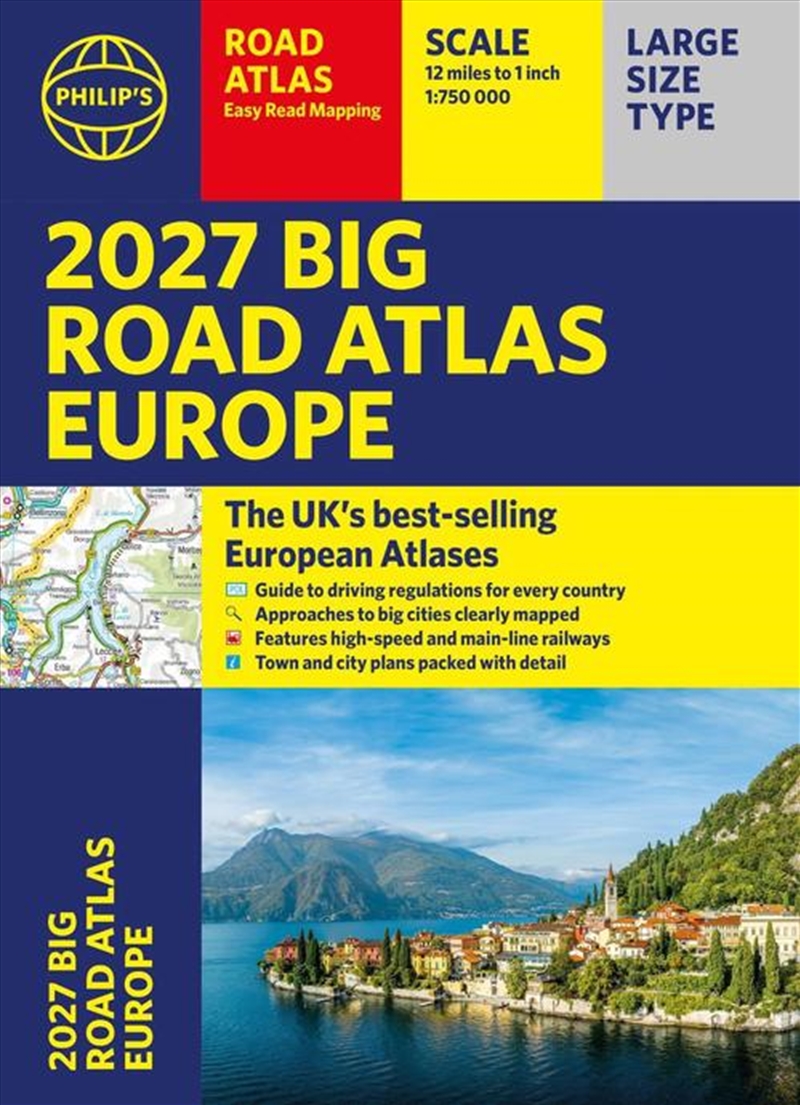 Philip's Big Road Atlas Of Europe/Product Detail/Travel & Holidays