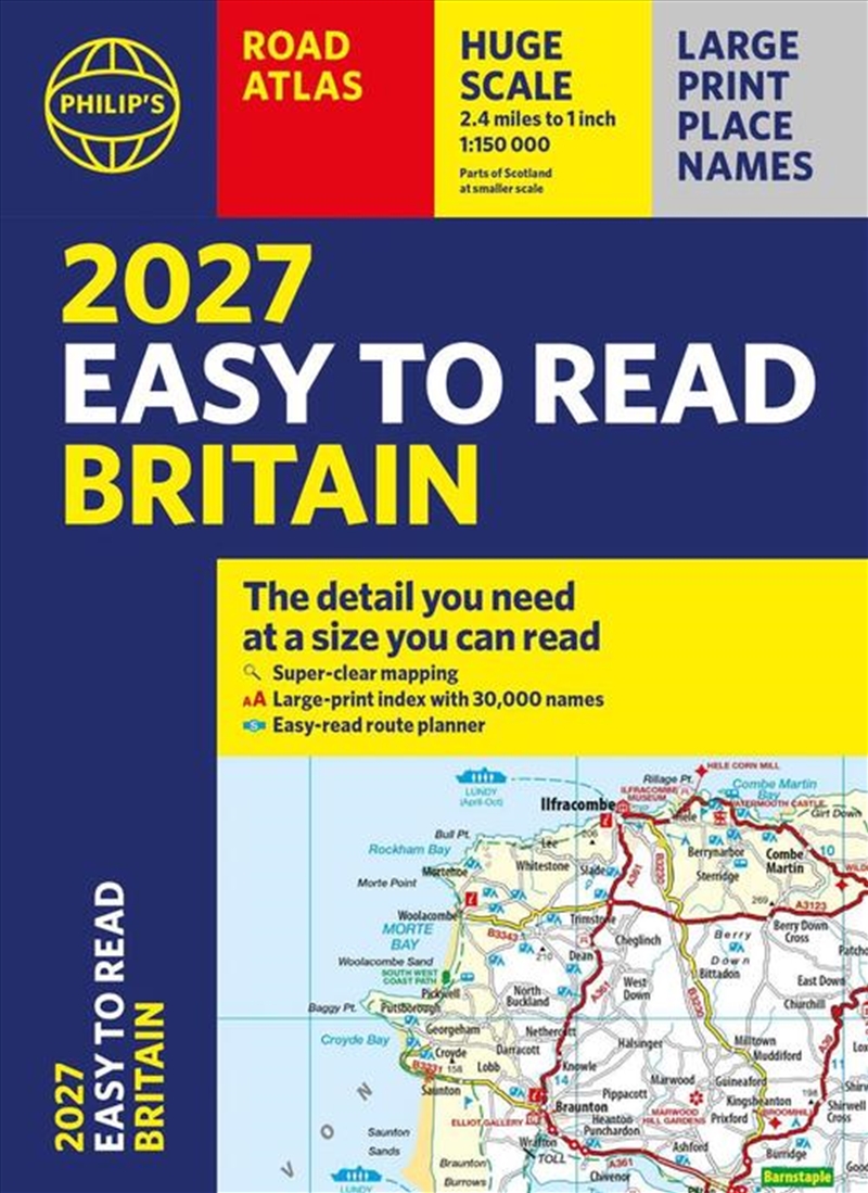 Philip's Easy To Read Road Atlas Of Britain/Product Detail/Travel & Holidays
